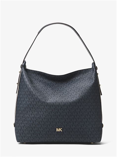 michael kors griffin|Griffin Large Logo Shoulder Bag .